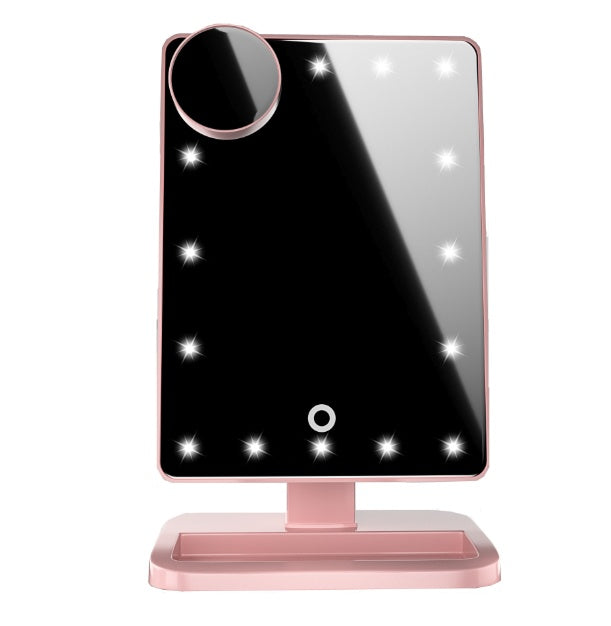 Touch Screen Makeup Mirror With LED Light & Bluetooth Speaker