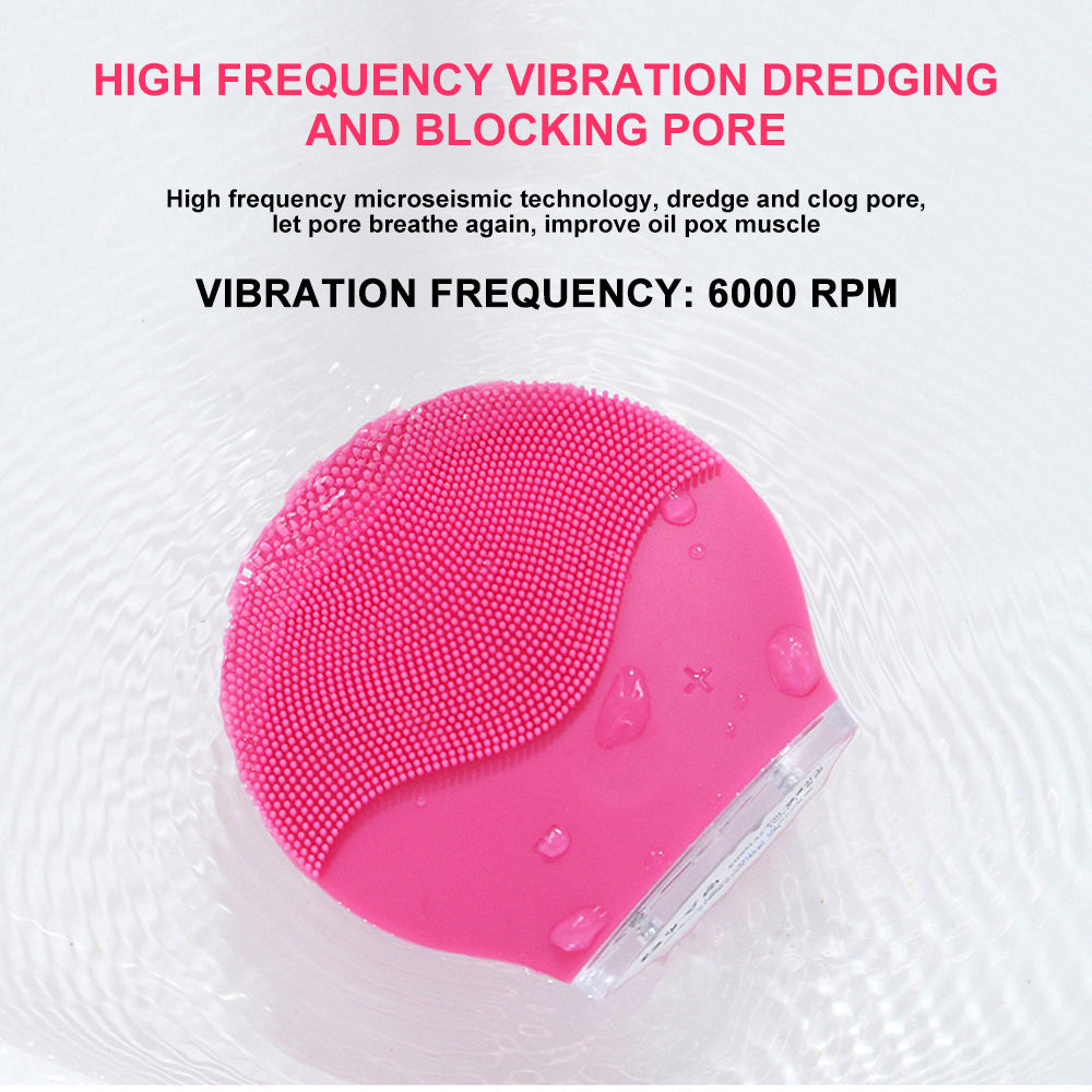 Electric Waterproof Silicone Cleansing Instrument – Facial Cleansing Brush
