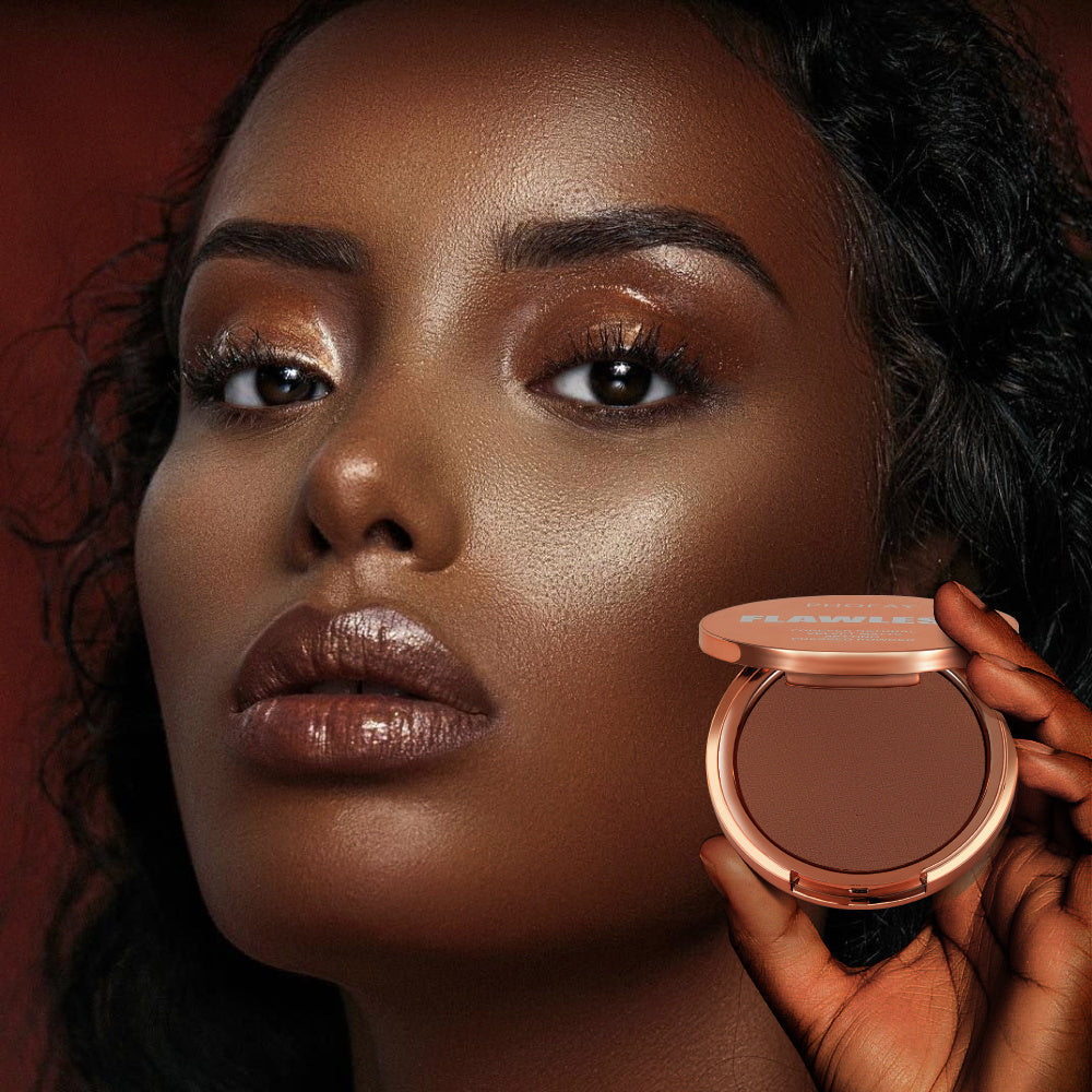 PHOFAY Matte Setting Pressed Powder – Oil Control Face Makeup