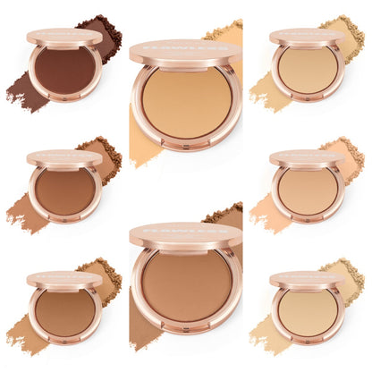 PHOFAY Matte Setting Pressed Powder – Oil Control Face Makeup