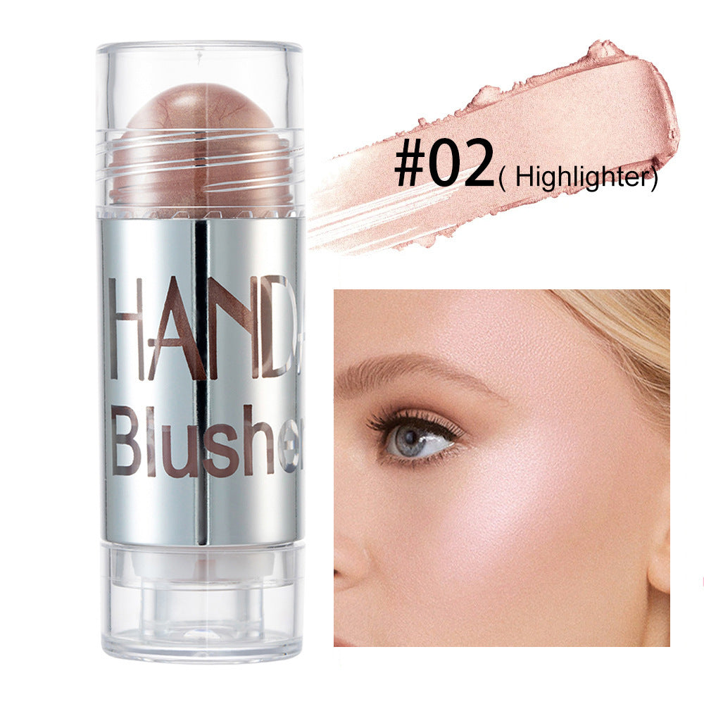 Cheek Blusher Shimmer Blush Stick – Highlighter & Bronzer Makeup