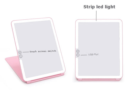 Multifunctional LED Makeup Mirror