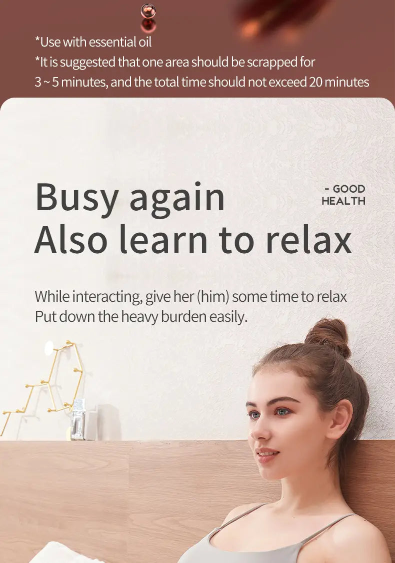 Portable Electric Cupping Massager with Red Light