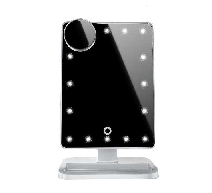 Touch Screen Makeup Mirror With LED Light & Bluetooth Speaker