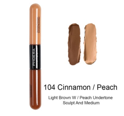 Double Head Brightening Liquid Concealer – Natural Color for Any Skin