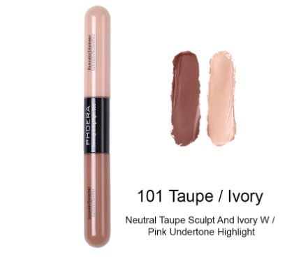 Double Head Brightening Liquid Concealer – Natural Color for Any Skin