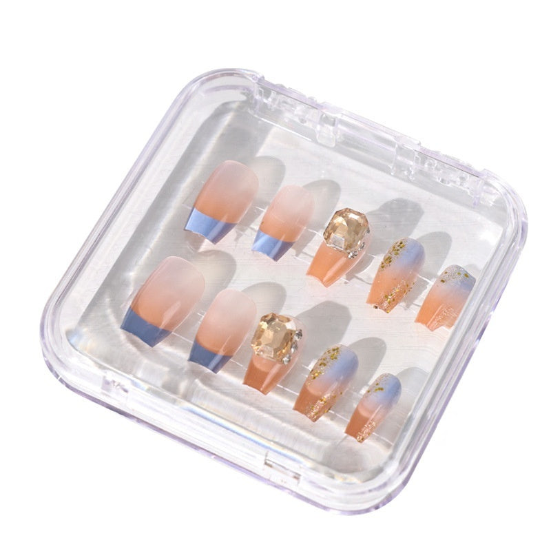 Transparent Manicure Nail Storage Box  Handmade Small Wear Box