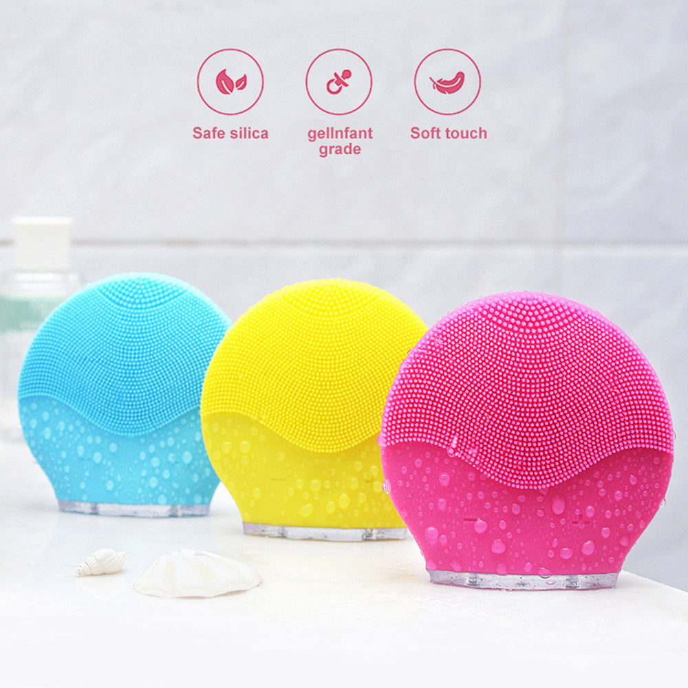 Electric Waterproof Silicone Cleansing Instrument – Facial Cleansing Brush