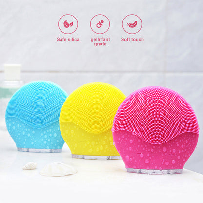 Electric Waterproof Silicone Cleansing Instrument – Facial Cleansing Brush