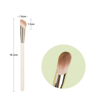 LOYBJ 1/2Pcs Foundation Makeup Brush Oblique Head Liquid Foundation Concealer Cosmetic Blending Brushes Face Contour Beauty Tool