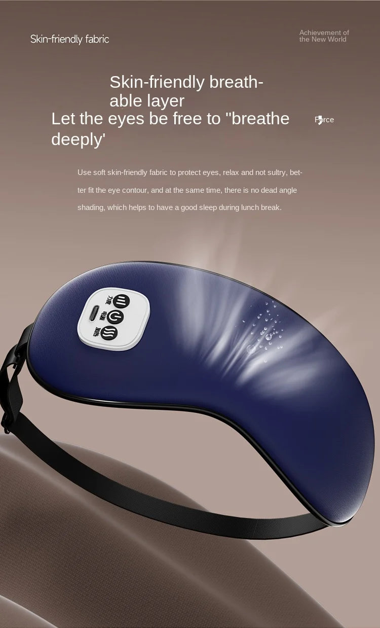 2025 Intelligent Vibration Massage Eyeshade Eye Massage Device Sleep Heat Therapy Ice Therapy Spray Eye Care Device