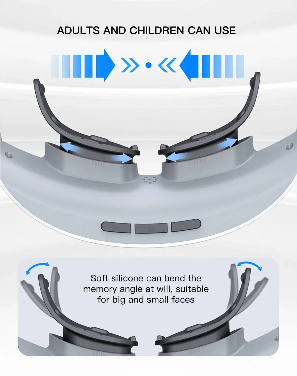 Intelligent Vision Recovery Training Device ems Eye Massage Eye Care Mask Relax Fatigue Travel Rest Child Restore Myopia Glasses