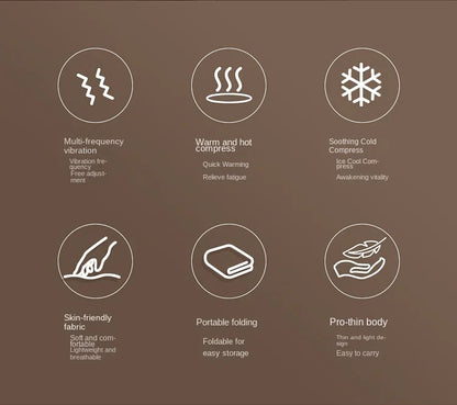 2025 Intelligent Vibration Massage Eyeshade Eye Massage Device Sleep Heat Therapy Ice Therapy Spray Eye Care Device