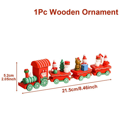 Christmas Train Merry Christmas Decorations For Home 2025 Cristmas Ornament Xmas Navidad Noel Gifts Happy New Year 2025 Decor