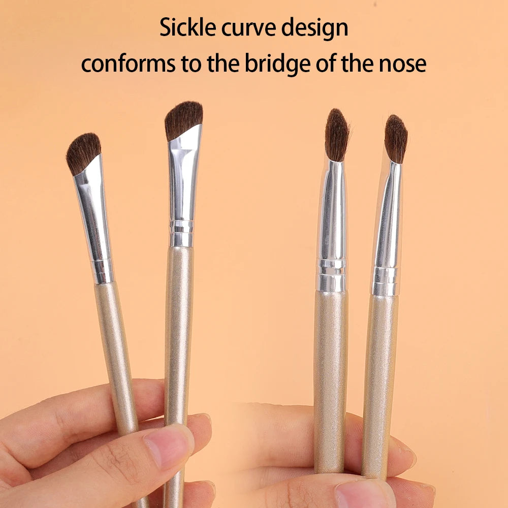 Flat Angled Nose Shadow Makeup Brushes Professional Soft Eyeshadow Nose Contouring Brushes Professional Beauty Cosmetics Tools