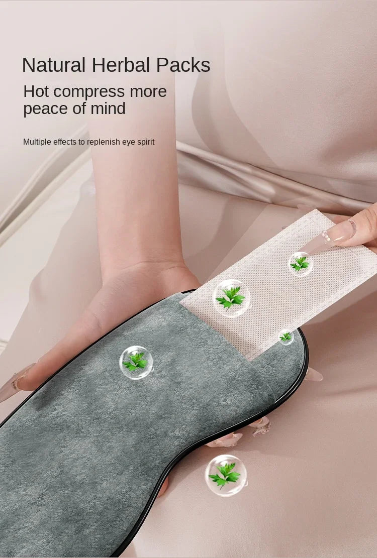 2025 Intelligent Vibration Massage Eyeshade Eye Massage Device Sleep Heat Therapy Ice Therapy Spray Eye Care Device
