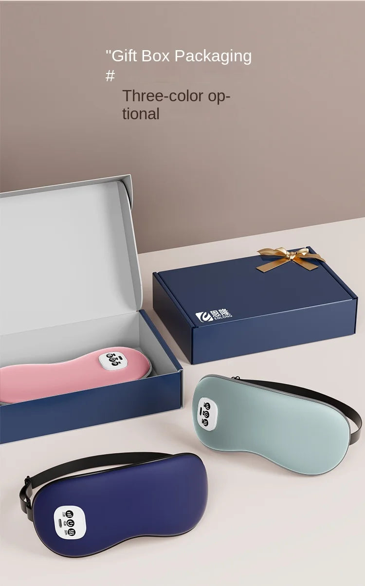 2025 Intelligent Vibration Massage Eyeshade Eye Massage Device Sleep Heat Therapy Ice Therapy Spray Eye Care Device