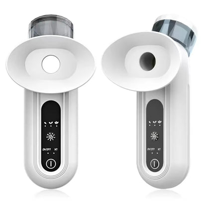 NEW Electric Eye Massager with Nano Steam Hot Compress and Moisturizing Spray Eye Massage Device for Eye Fatigue Relief and Care