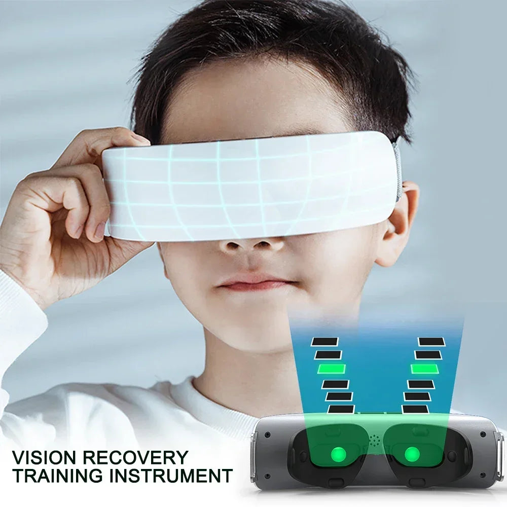 Intelligent Vision Recovery Training Device ems Eye Massage Eye Care Mask Relax Fatigue Travel Rest Child Restore Myopia Glasses