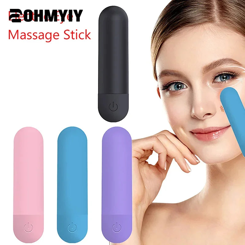 Portable Multicolour Vibrating Eye Massager Waterproof USB Eye Fatigue Relief Machine Eye Beauty Devices Massager Tool