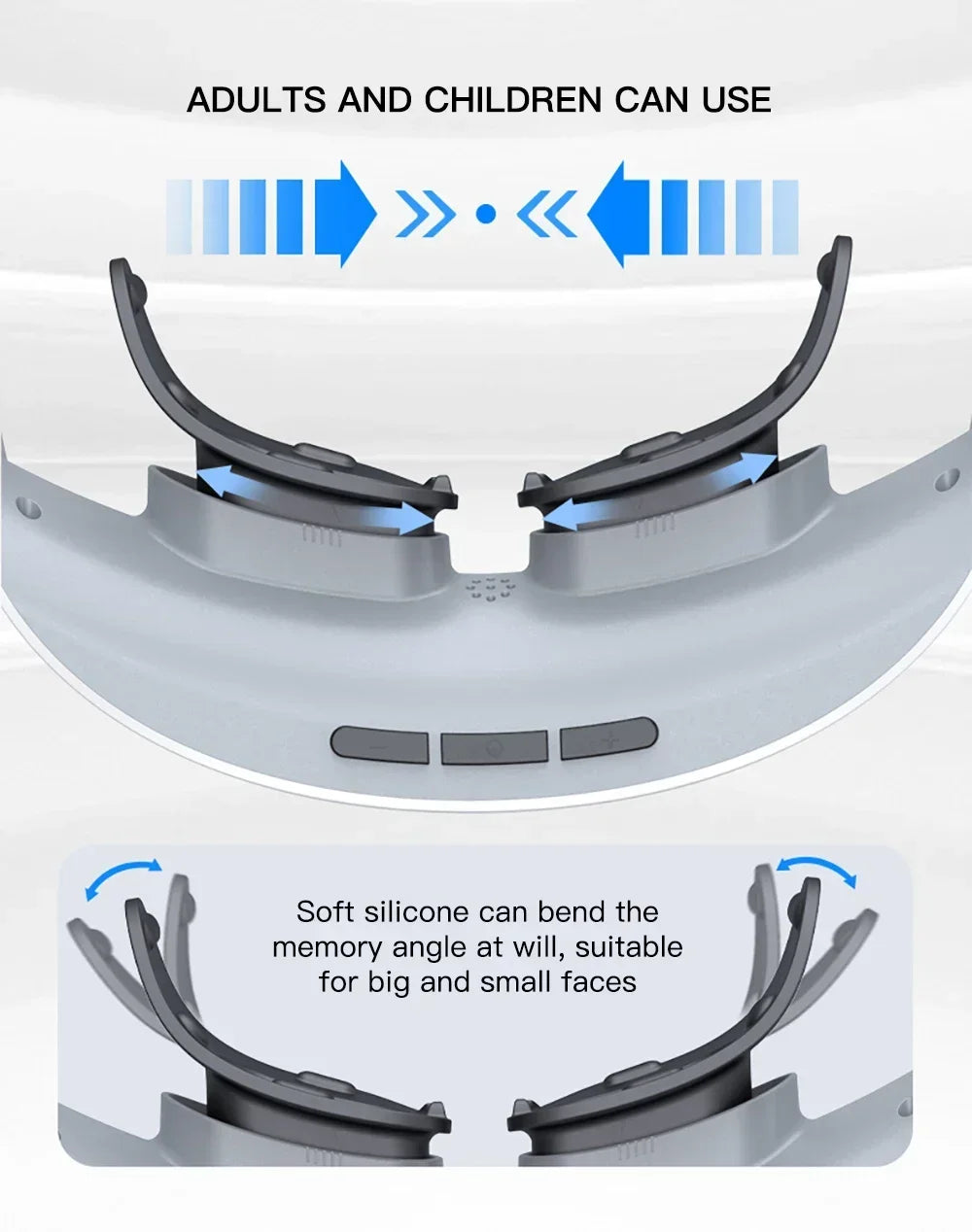 Intelligent Vision Recovery Training Device ems Eye Massage Eye Care Mask Relax Fatigue Travel Rest Child Restore Myopia Glasses