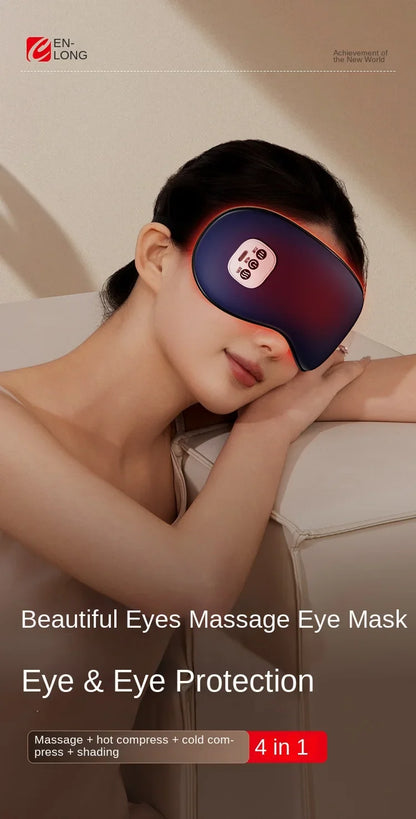 2025 Intelligent Vibration Massage Eyeshade Eye Massage Device Sleep Heat Therapy Ice Therapy Spray Eye Care Device