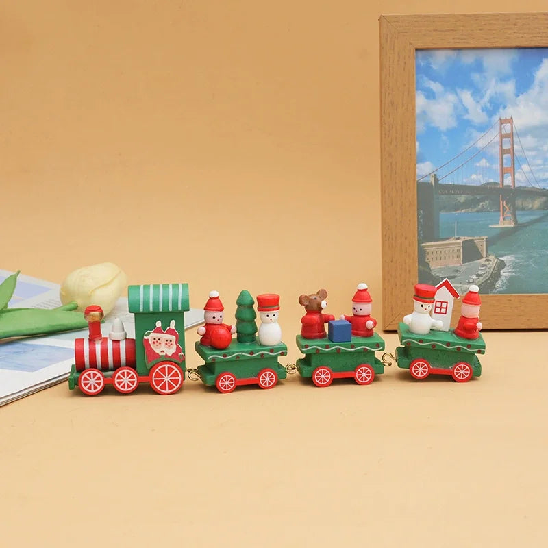 Christmas Train Merry Christmas Decorations For Home 2025 Cristmas Ornament Xmas Navidad Noel Gifts Happy New Year 2025 Decor