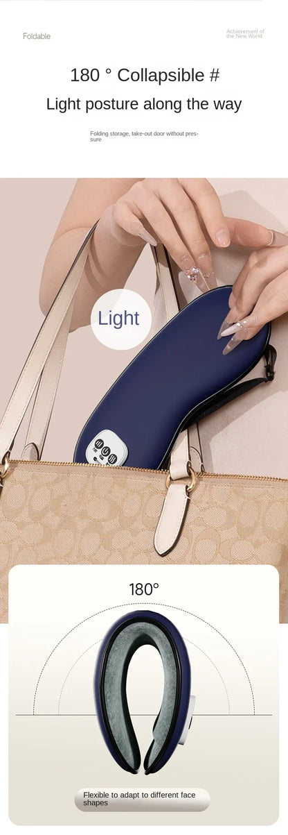 2025 Intelligent Vibration Massage Eyeshade Eye Massage Device Sleep Heat Therapy Ice Therapy Spray Eye Care Device