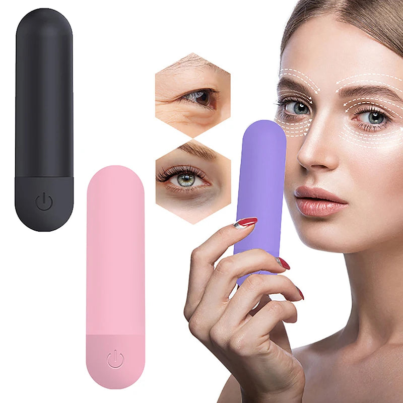 Portable Multicolour Vibrating Eye Massager Waterproof USB Eye Fatigue Relief Machine Eye Beauty Devices Massager Tool
