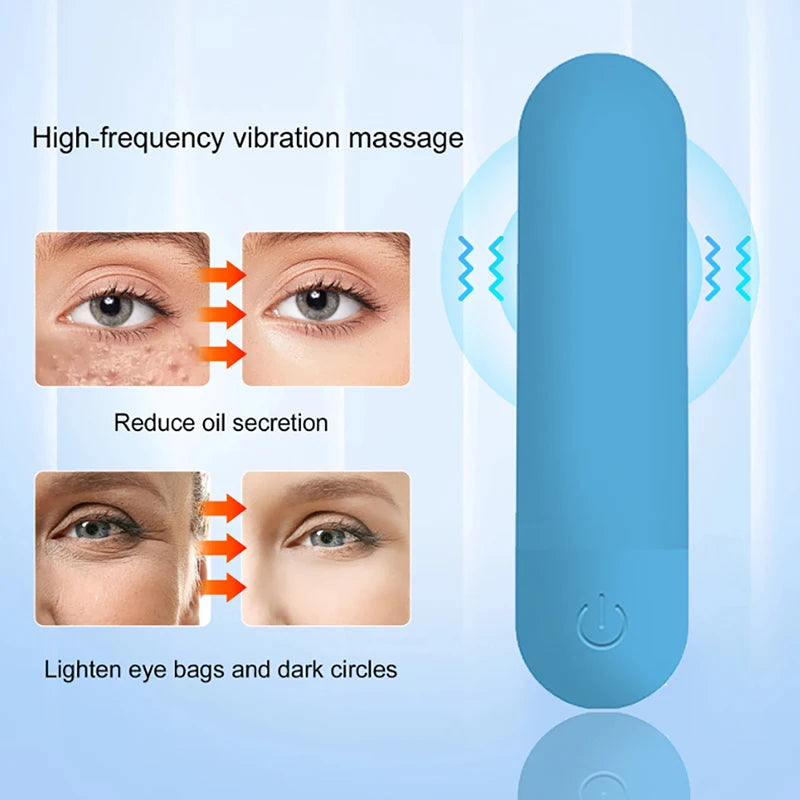 Portable Multicolour Vibrating Eye Massager Waterproof USB Eye Fatigue Relief Machine Eye Beauty Devices Massager Tool