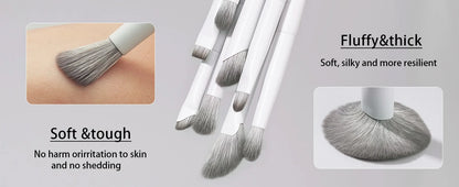 BEILI 12/15 PCS Professional Makeup Brushes Sets Vegan Premium Cosmetics Tool Kakubi Podwer Angled Contour Blush Eyeshadow Brush