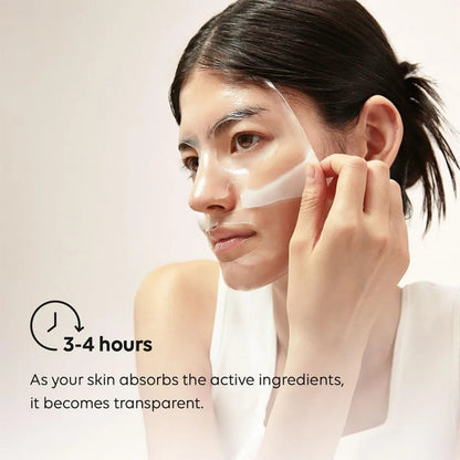 1/4/10PCs Bio Collagen Face Mask Shrink Pores Deep Hydrating Overnight Mask Moisturizing Refreshing Brightening Face Skin Care