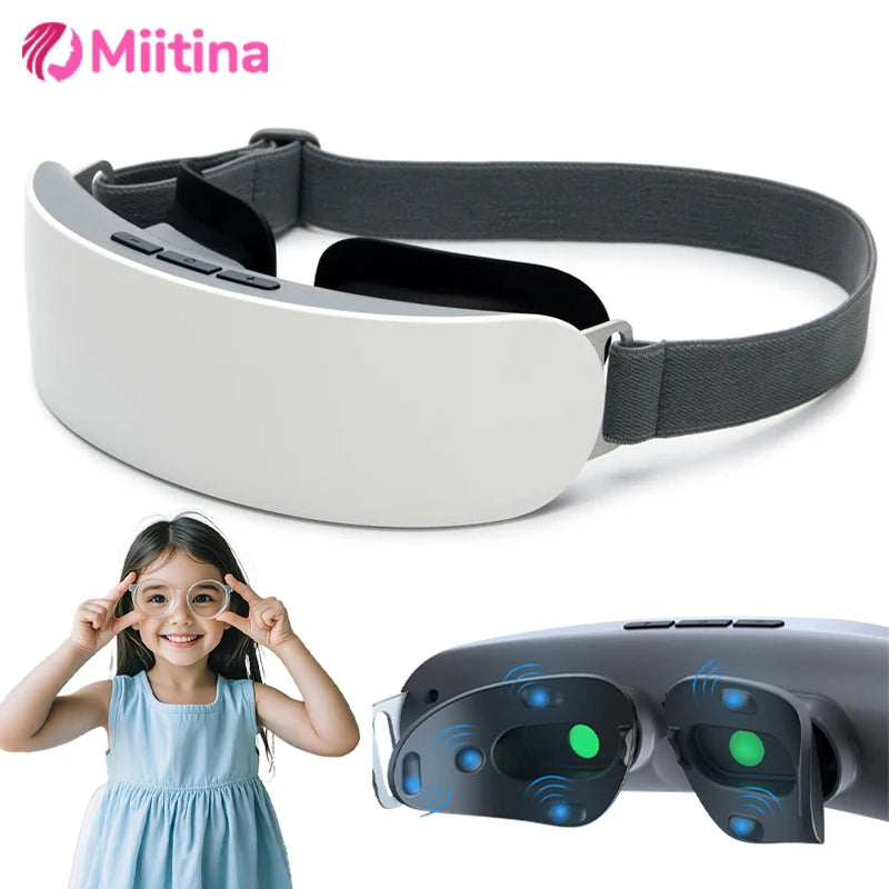 Intelligent Vision Recovery Training Device ems Eye Massage Eye Care Mask Relax Fatigue Travel Rest Child Restore Myopia Glasses