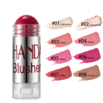 Cheek Blusher Shimmer Blush Stick – Highlighter & Bronzer Makeup