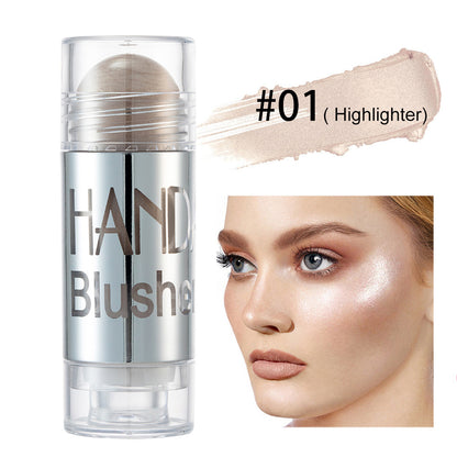 Cheek Blusher Shimmer Blush Stick – Highlighter & Bronzer Makeup